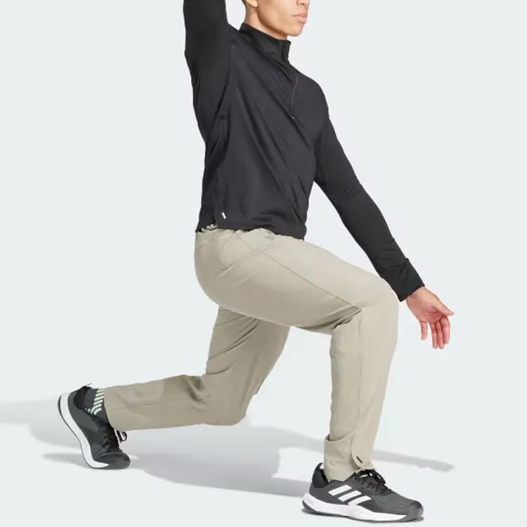 Adidas Workout Quarter-Zip Track Top Workout Clothing Men's Black-3