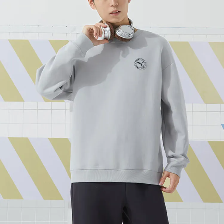 PUMA Sweatshirt Unisex Light Gray-3