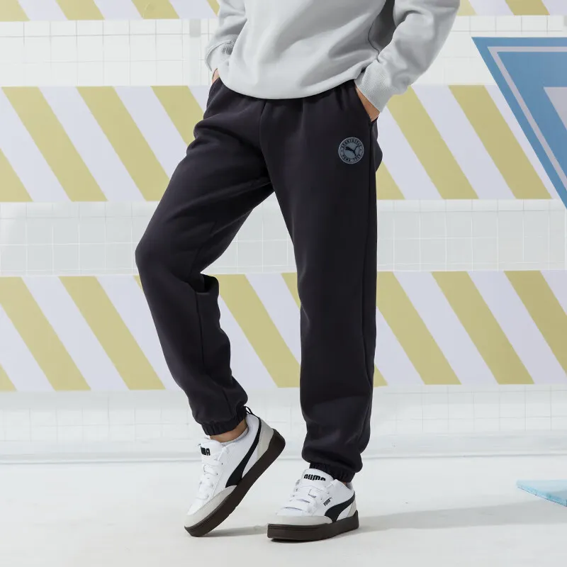 PUMA Knitted Sweatpants Unisex Black-6