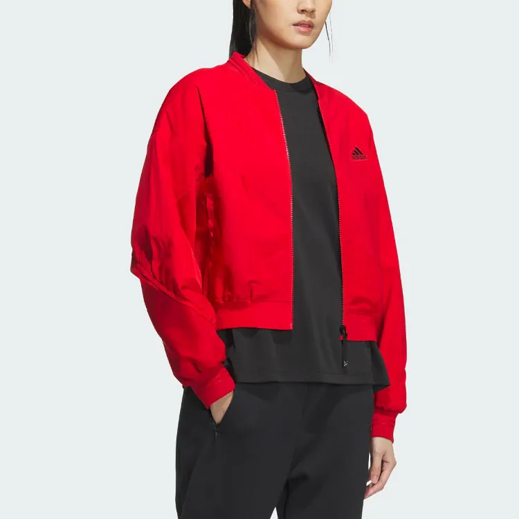 Adidas Year Of The Dragon CNY Series FW23 Jackets Coats Women's Light Scarlet-3
