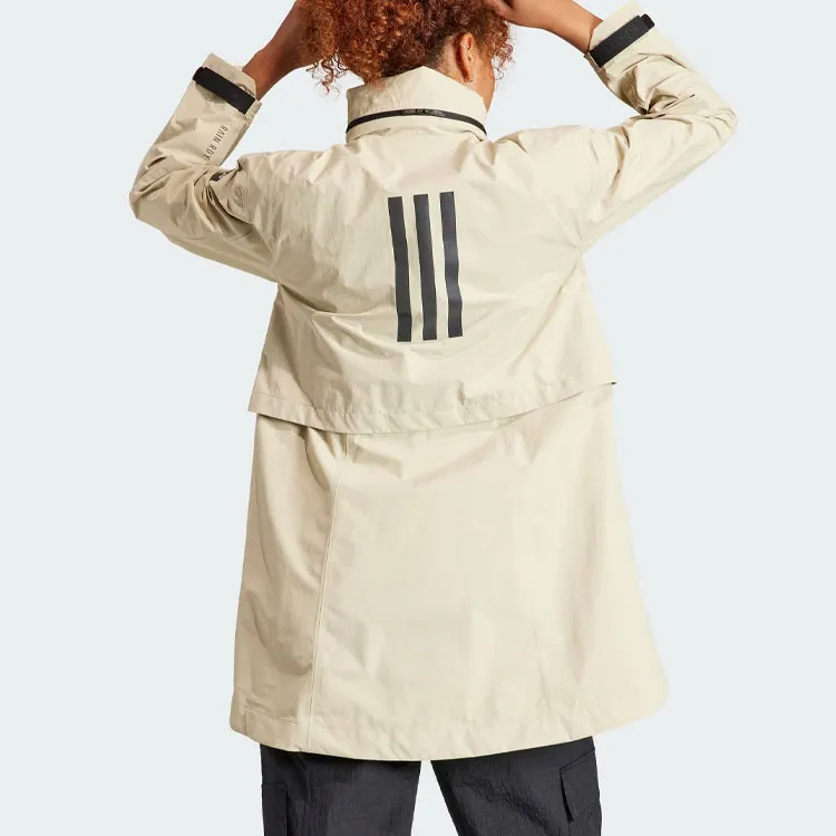 Adidas Myshelter Rain.Rdy Parka Jackets Coats Women's Prairie Brown-2