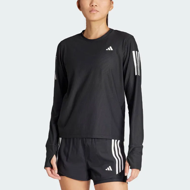 Adidas Free Shipping With AdiClub Own The Run Long Sleeve Tee-2