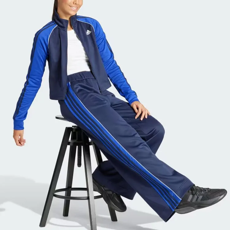 Adidas Teamsport Tracksuit Casual Suit Women's Ink Blue-3