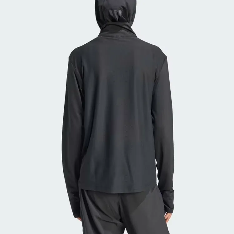 Adidas Free Shipping With AdiClub Own The Run Half Zip Jacket-1