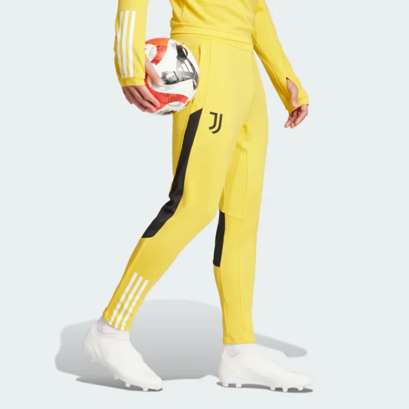 Adidas Juventus Tiro 23 Training Pants Knitted Sweatpants Men's Yellow-3