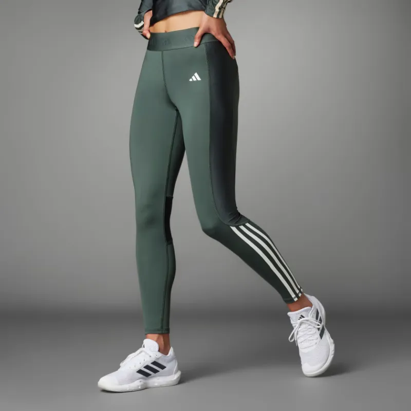 Adidas Hyperglam Shine Full-Length Leggings Leggings Women's Green-1