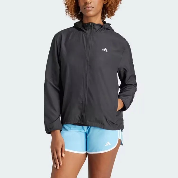 Adidas Run It Jacket Jackets Coats Women's Black-1