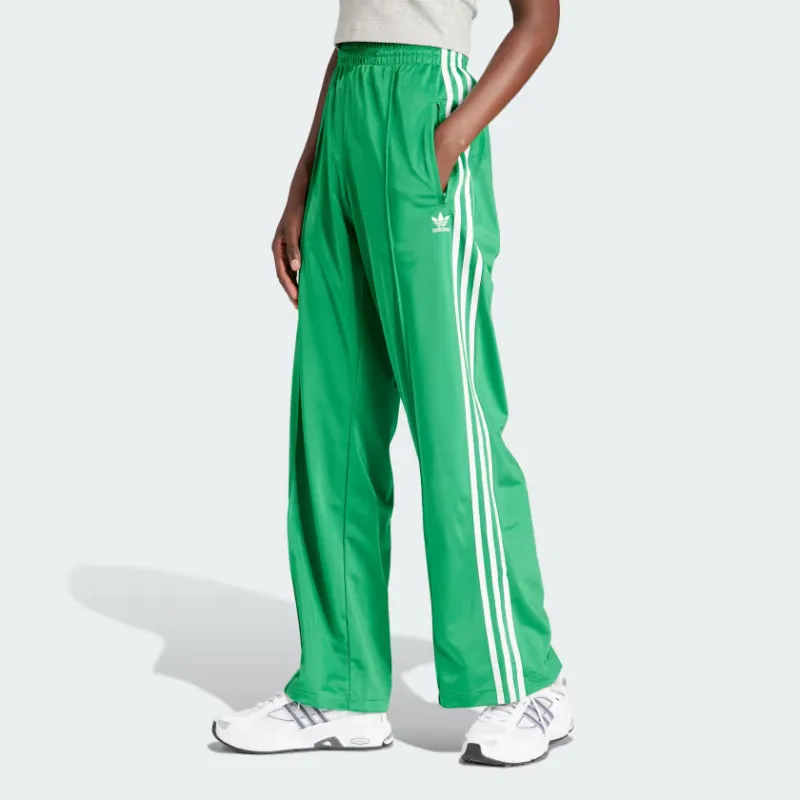 Wide Leg Originals Track Pants Womens Green Adidas Originals