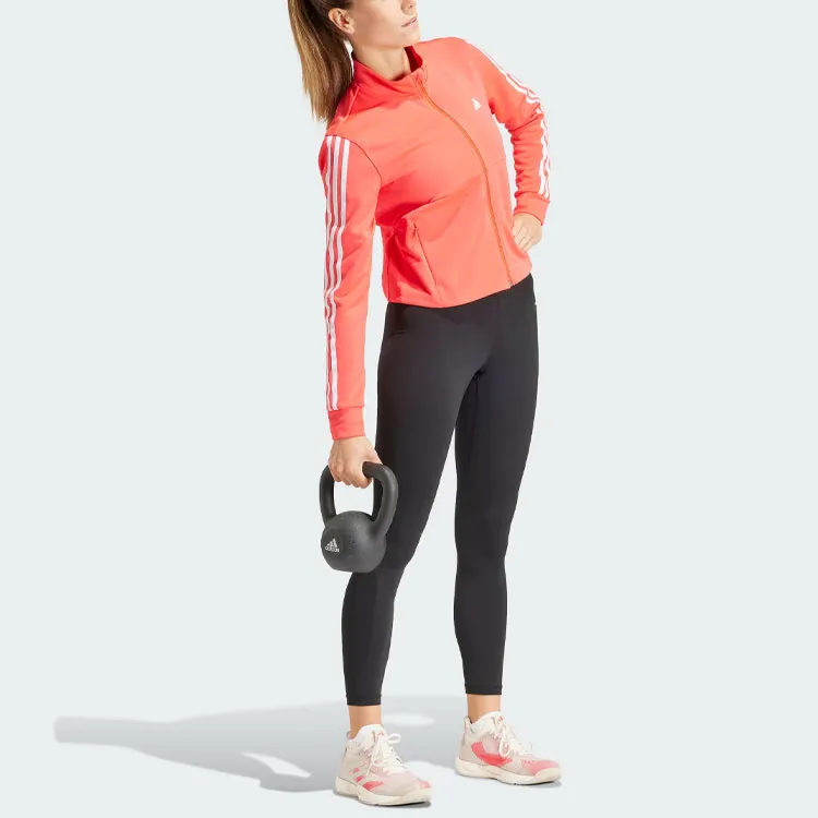 Adidas Aeroready Train Essentials Jackets Coats Women's Light Red-3