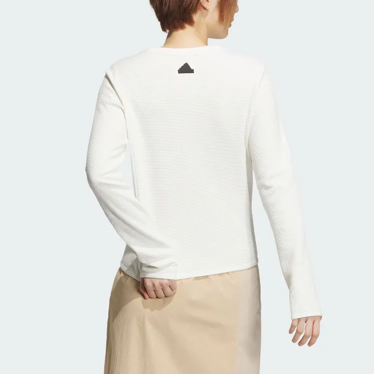 Adidas City Escape Long Sleeve Sweatshirt Women's Jade White-2