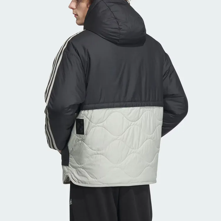 Adidas Year 2024 Reversible Padded Jacket Jackets Coats Men's Black-3