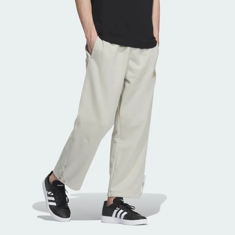 Adidas Knitted Sweatpants Men's Light Gray-3