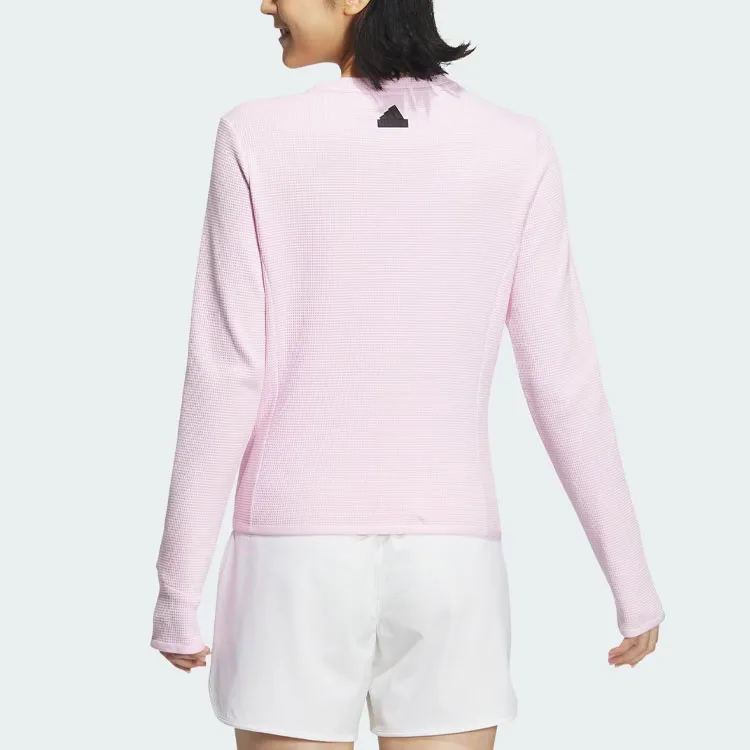 Adidas City Escape Long Sleeve Sweatshirt Women's Clear Pink-2