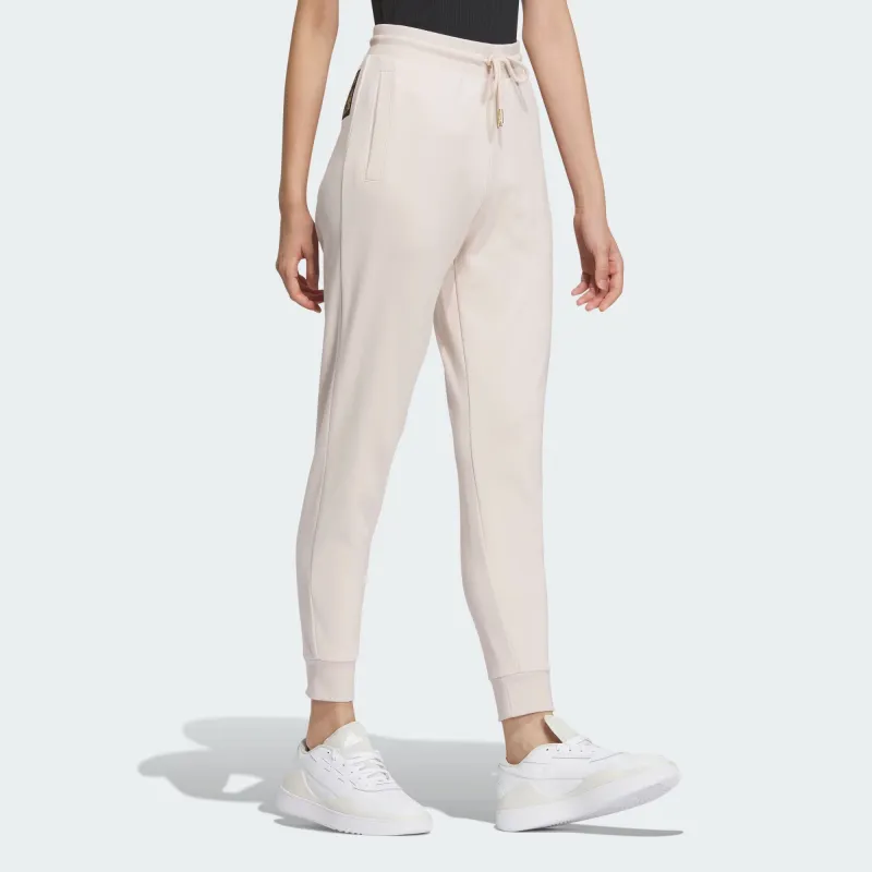 Adidas FW23 Knitted Sports Pants Women's Light Purple Pink-3