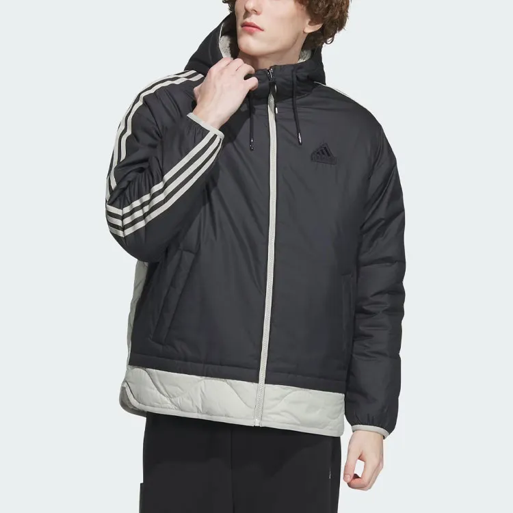 Adidas Year 2024 Reversible Padded Jacket Jackets Coats Men's Black-2