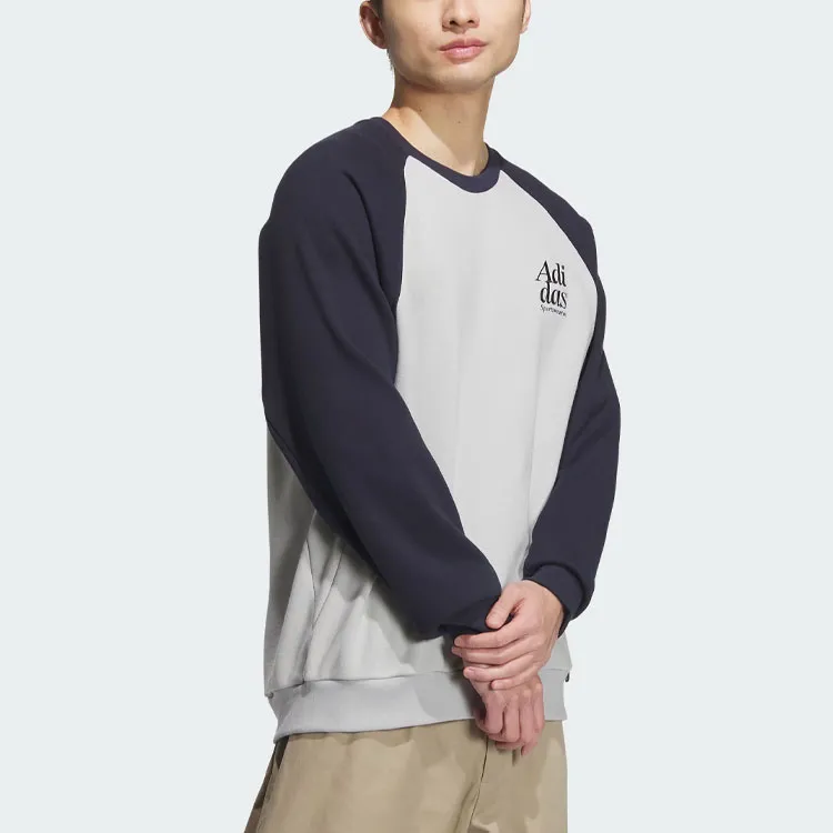 Adidas Small Logo Sweatshirt Men's Legend Ink-3