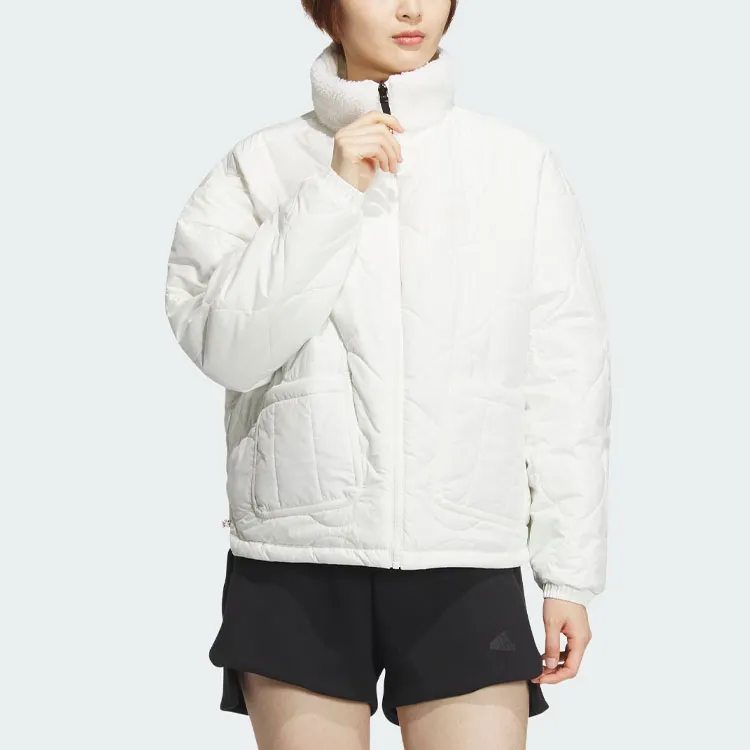 Adidas FW23 Jackets Coats Women's Jade White-4