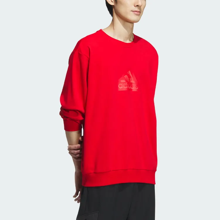 Adidas FW23 Sweatshirt Men's Light Scarlet-3