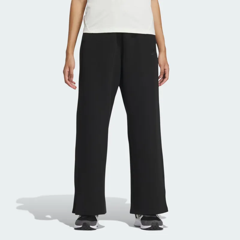 Adidas FW23 Knitted Sports Pants Women's Black-1