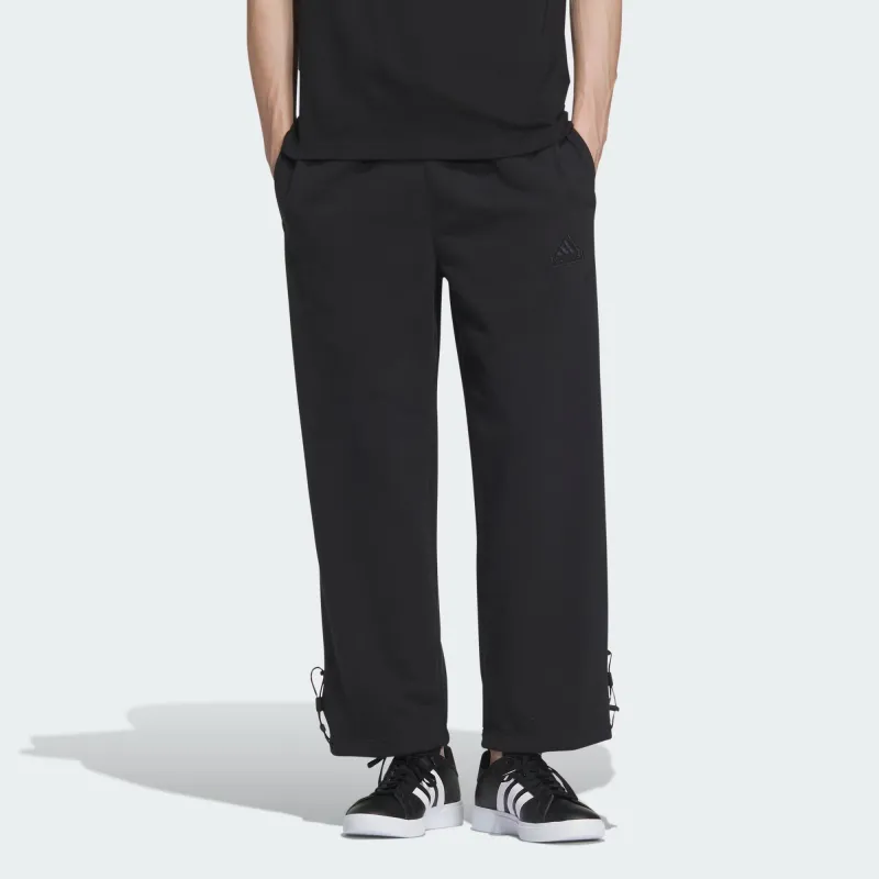 Adidas Knitted Sports Pants Men's Black-1