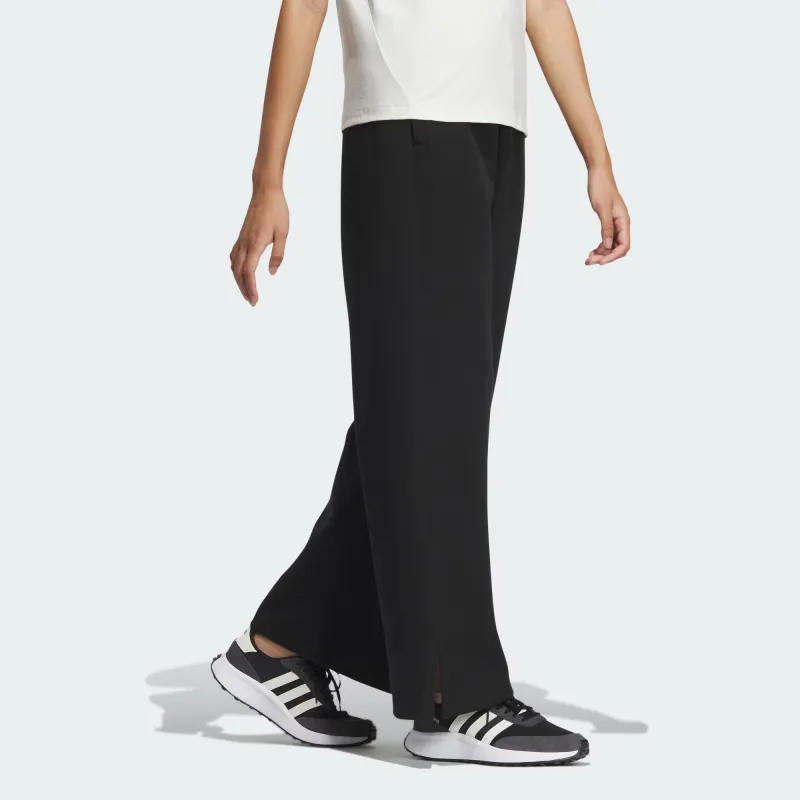 Adidas FW23 Knitted Sports Pants Women's Black-2