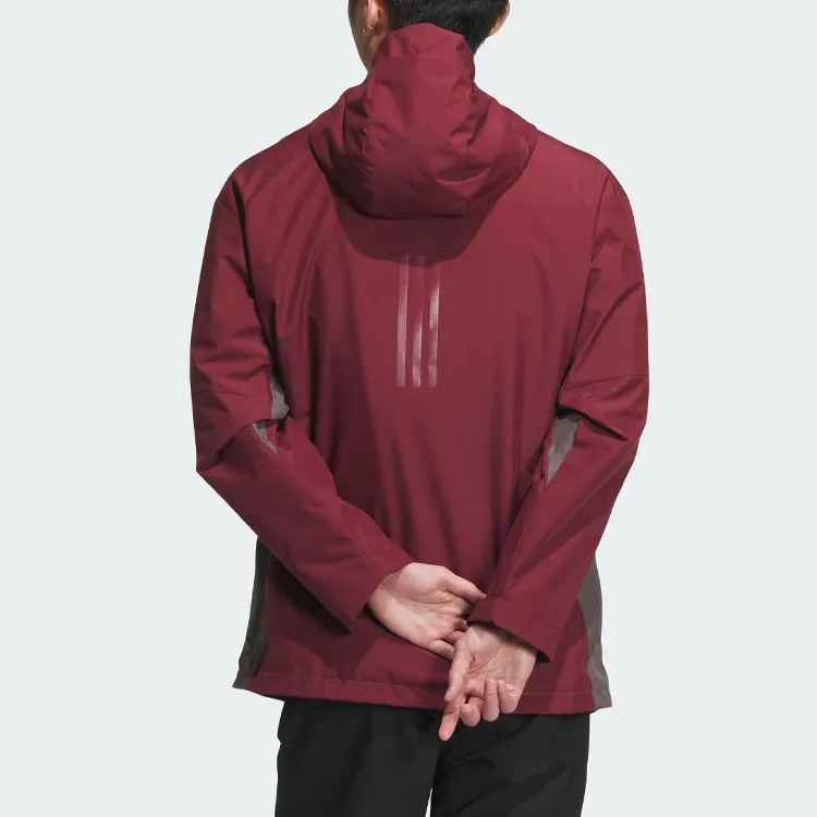 Adidas CITY ESCAPE City Escape Blocking Jacket Jackets Coats Men's Dark Red-2