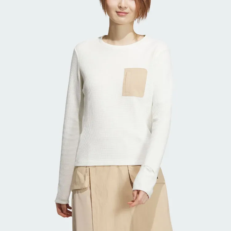 Adidas City Escape Long Sleeve Sweatshirt Women's Jade White-1