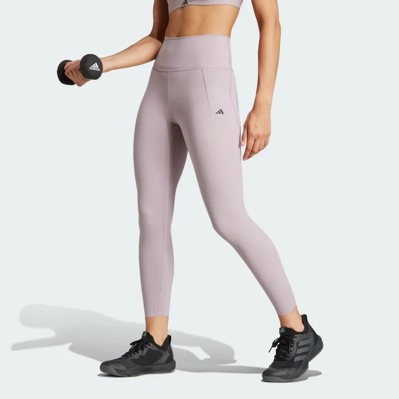 Adidas Free Shipping With AdiClub Optime Luxe 7/8 Leggings-2