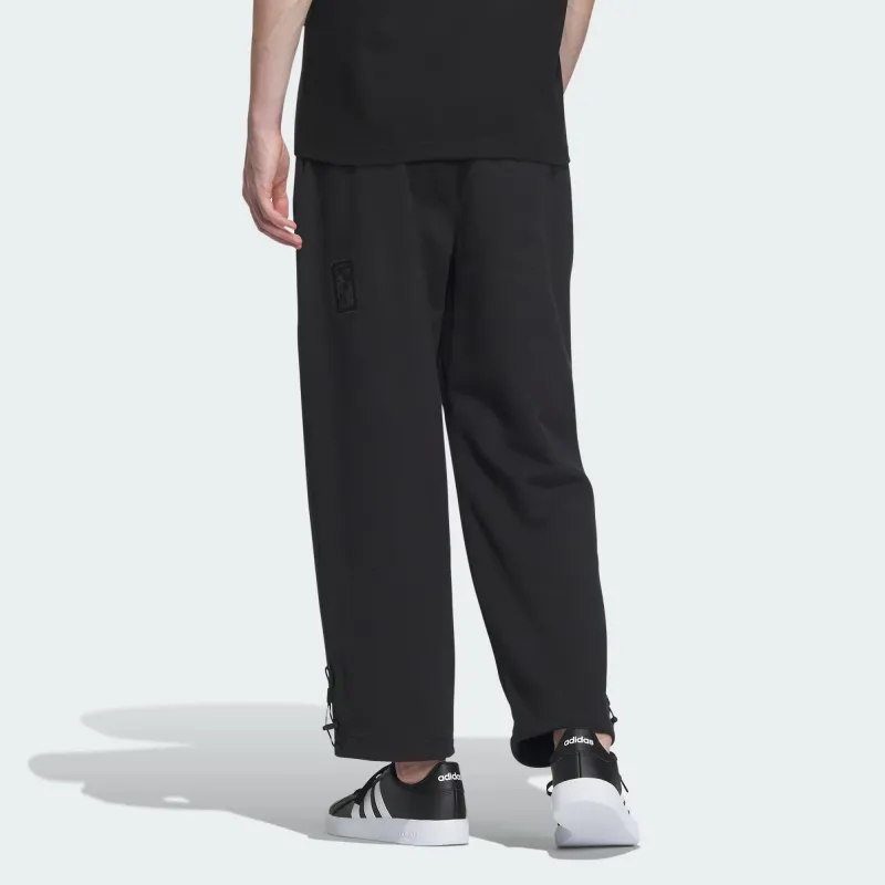 Adidas Knitted Sports Pants Men's Black-2