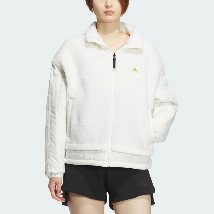 Adidas FW23 Jackets Coats Women's Jade White-2