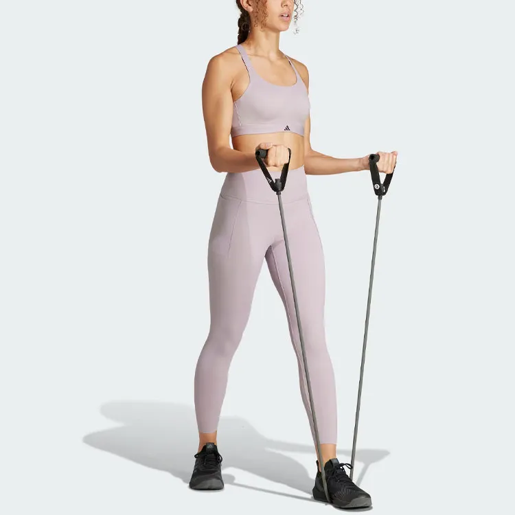 Adidas Free Shipping With AdiClub Optime Luxe 7/8 Leggings-3