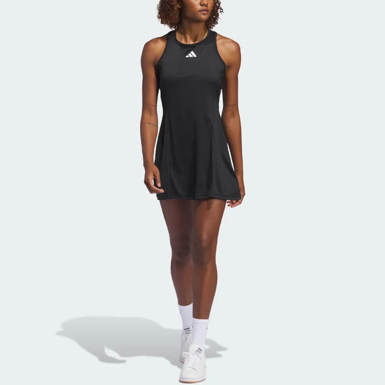 Adidas Club Tennis Dress Sleeveless Dress Women's Black-3