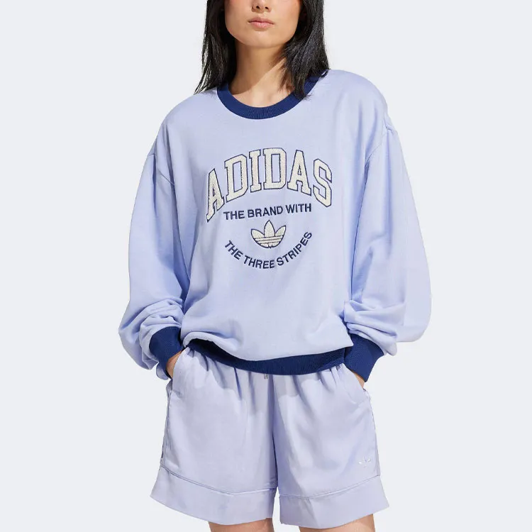 Adidas Originals Vrct Sweatshirt Women's Blue-1