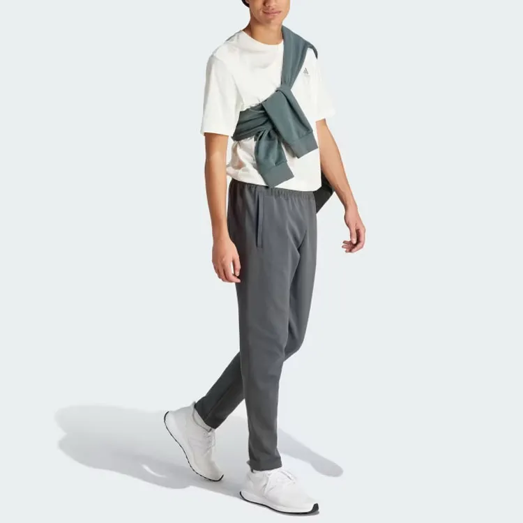 Adidas Future Icons Badge Of Sport Joggers Knitted Sweatpants Men's Dark Gray-4