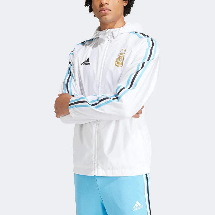 Adidas Argentina Team Sport Performance Jackets Coats Men's White-1