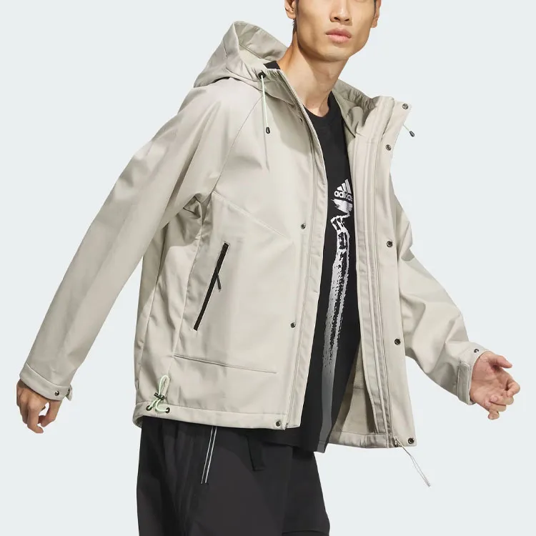 Adidas CITY ESCAPE City Escape Jacket Jackets Coats Men's Light Gray-2