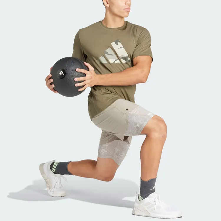 Adidas Train Essentials Seasonal Brand Love Camo Tee-3