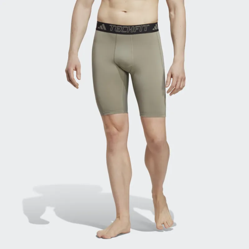 Adidas Techfit Training Short Tights Sports Shorts Men's Olive Green-1
