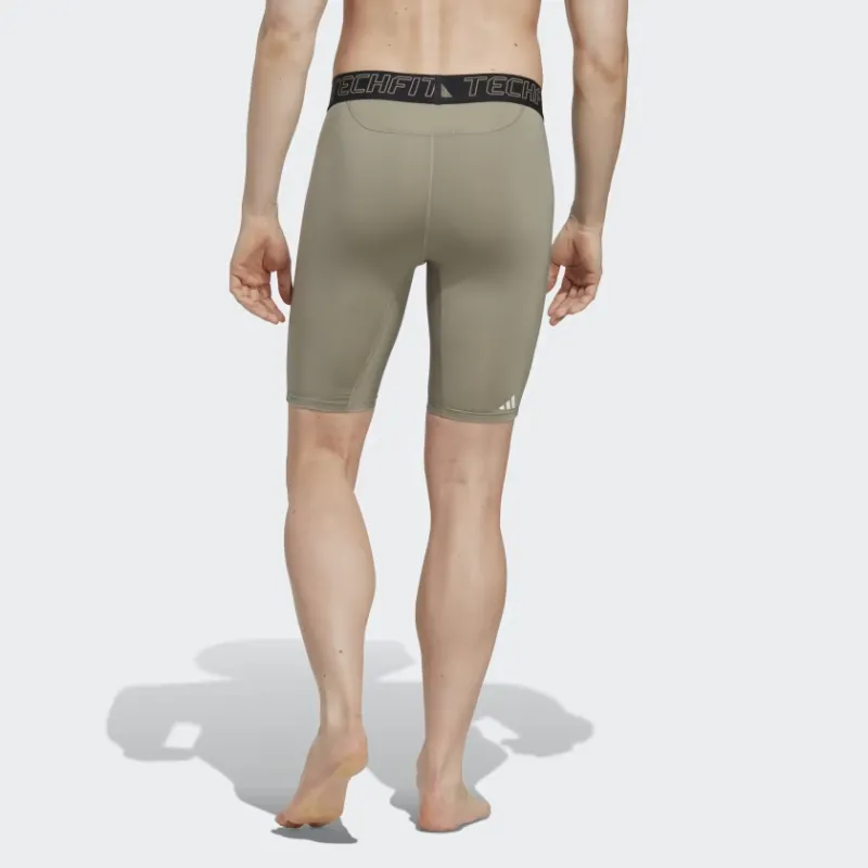 Adidas Techfit Training Short Tights Sports Shorts Men's Olive Green-2
