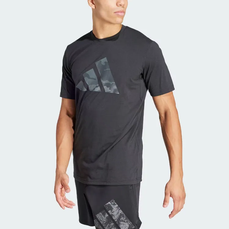Adidas Train Essentials Seasonal Brand Love Camo Tee-1