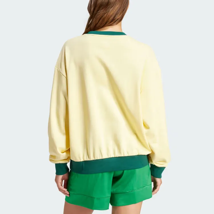 Adidas Originals Vrct Graphic Sweatshirt Women's Yellow-2