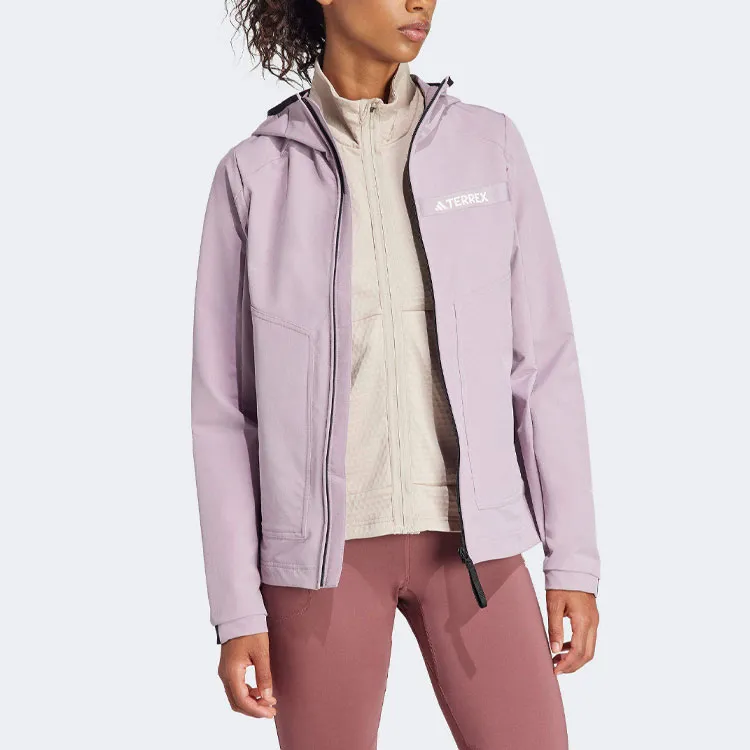 Adidas Terrex Multi Jackets Coats Women's Purple-3