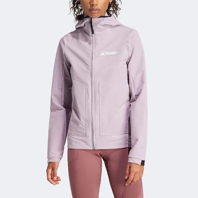 Adidas Terrex Multi Jackets Coats Women's Purple-1