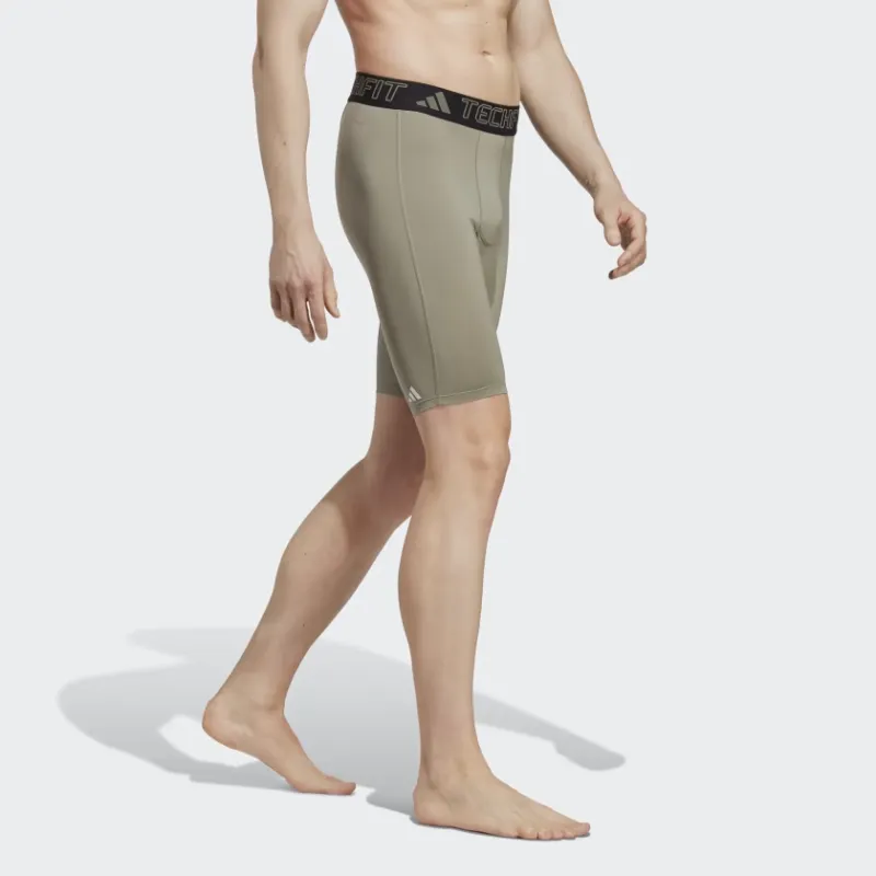 Adidas Techfit Training Short Tights Sports Shorts Men's Olive Green-3