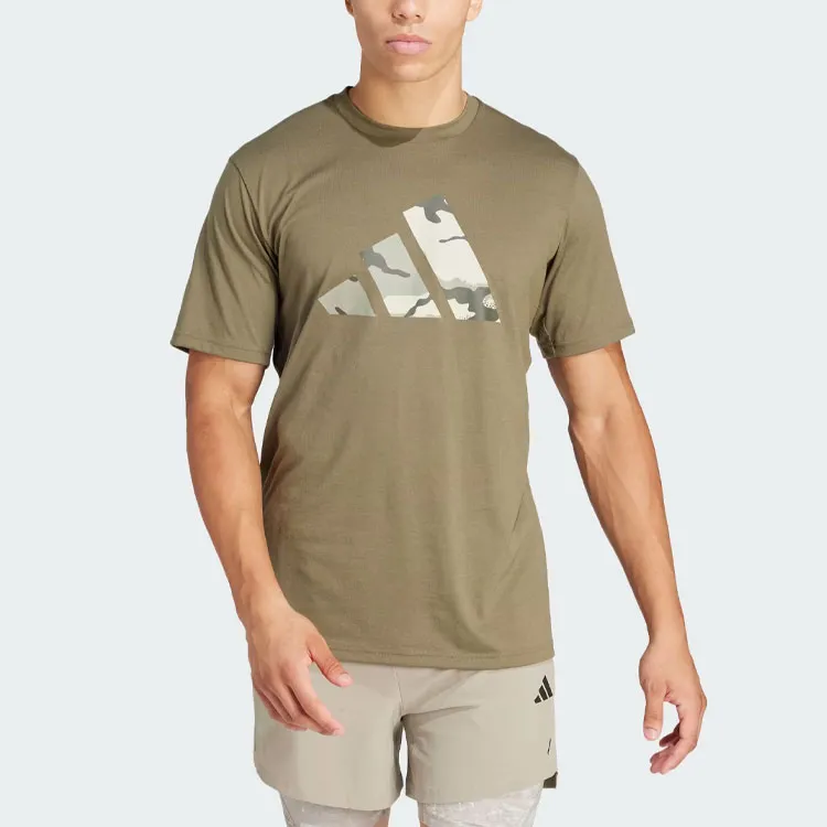 Adidas Train Essentials Seasonal Brand Love Camo Tee-1