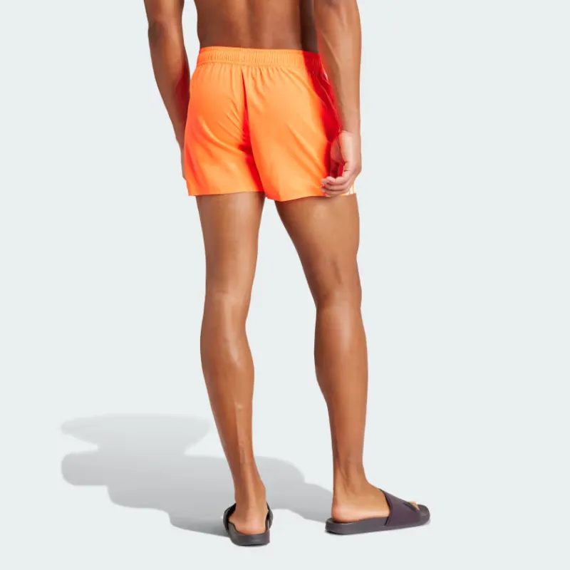 Adidas 3 Stripes Clx Very Short Length Swim Shorts Swimming Shorts Men's Orange-2