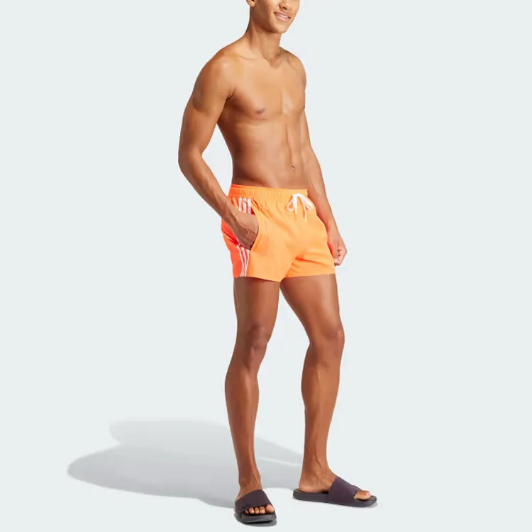 Adidas 3 Stripes Clx Very Short Length Swim Shorts Swimming Shorts Men's Orange-3