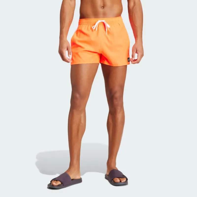 Adidas 3 Stripes Clx Very Short Length Swim Shorts Swimming Shorts Men's Orange-1