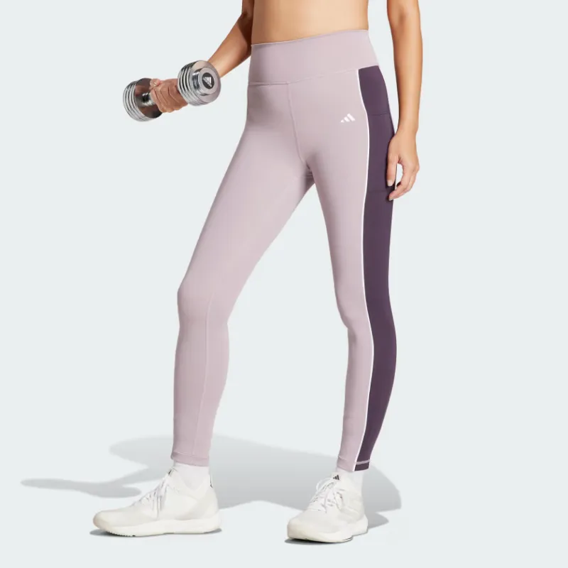 Adidas Optime Hr Cb 7/8 Leggings Athletic Trousers Women's Purple-1