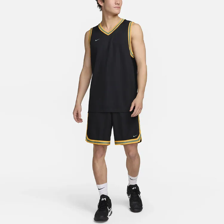 Nike Basketball Shorts Men's Black Gold-3